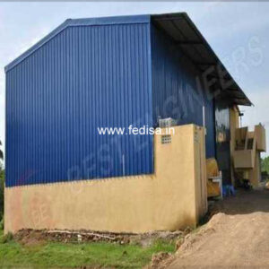 Industrial Shed Design with Strong Roofing Beam Support No-0817
