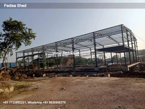 Industrial Shed Design with Attractive Structural Detailing No-0832