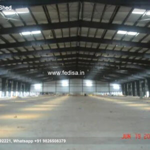 Industrial Shed Design with Spacious Industrial Architecture No-0837