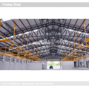 Industrial Shed Design with Functional Metal Roof Systems No-0842