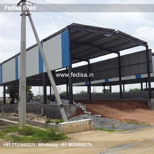 Industrial Shed Design with Functional Industrial Framework No-0867