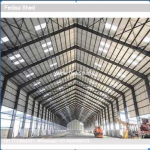 Industrial Shed Design with Durable Commercial Roofing Systems No-0874