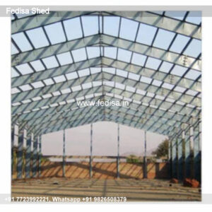 Industrial Shed Design with Durable Steel Support Beams No-0894