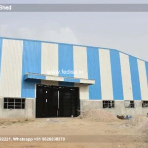 Industrial Shed Design with Spacious Open Structural Layout No-0906