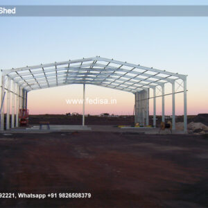 Industrial Shed Design with Functional Structural Roof Layout No-0917