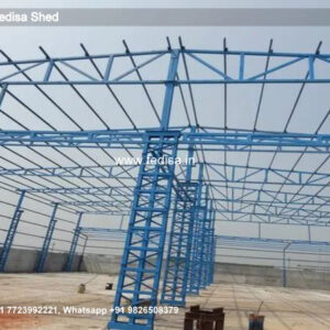Industrial Shed Design with Strong Commercial Roofing Systems No-0945