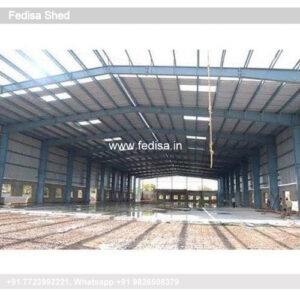 Industrial Shed Design with Spacious Open Industrial Structure No-0951