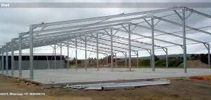 Industrial Shed Design with Efficient Structural Roof Planning No-0957
