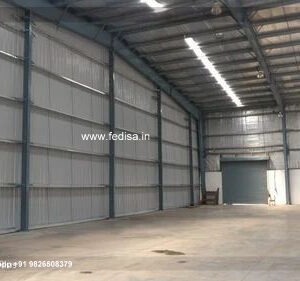 Industrial Shed Design with Attractive Roof Structural Detailing No-0967