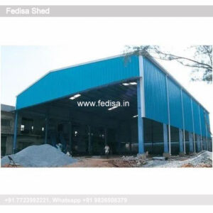 Industrial Shed Design with Durable Structural Roofing Panels No-0976