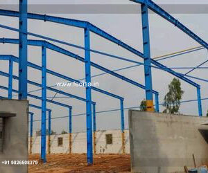 Industrial Shed Design with Functional Steel Structural Planning No-0984
