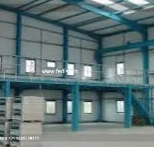Industrial Shed Design with Durable Roofing Beam Construction No-0987