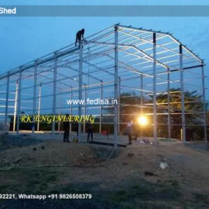 Industrial Shed Design with Efficient Steel Industrial Layout