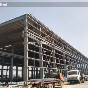 Industrial Shed Design with Durable Construction Material No-1038