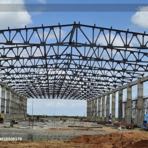 Industrial Shed Design with Contemporary Roofing Concepts No-1044