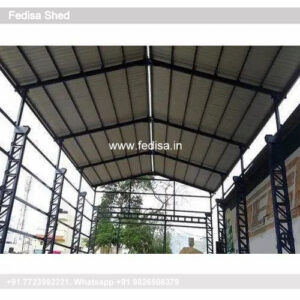 Elegant Industrial Shed Design with Open Span Layout No-1048