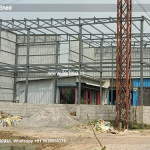 Industrial Shed Design with Stylish Roofing Structure No-1056