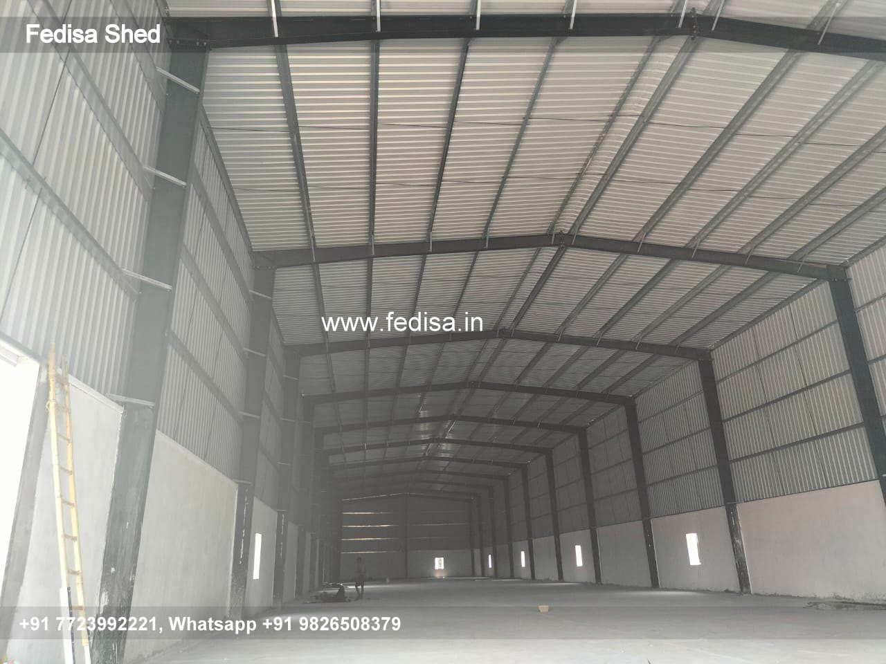 Industrial Shed Design for Steel Factory Buildings No-1084