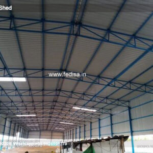 Industrial Shed Design with Functional Roof Layout No-1094