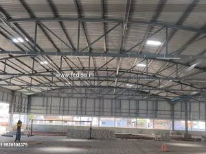 Industrial Shed Design with Heavy Load Structural Design No-1108