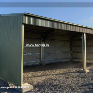 Industrial Shed Design with Durable Industrial Materials No-1123