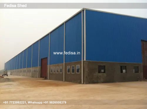 Industrial Shed Design with Modern Factory Roofing No-1144