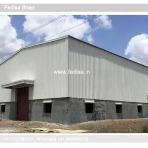 Industrial Shed Design with Heavy Steel Construction No-1146