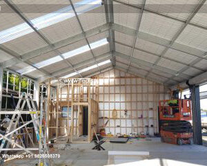 Industrial Shed Design with Weatherproof Metal Roof No-1156