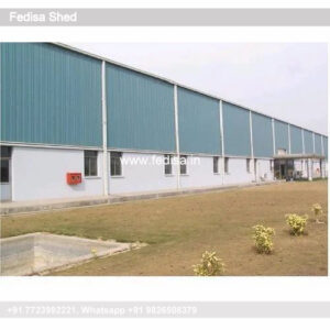 Industrial Shed Design with Spacious Steel Structure No-1164