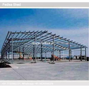 Industrial Shed Design with Durable Steel Roofing Panels No-1169