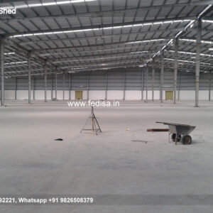 Industrial Shed Design with Modern Open Span Roofing No-1173