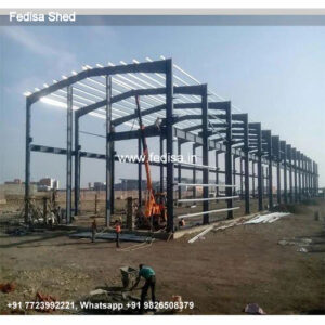 Industrial Shed Design with Heavy Duty Structural Support No-1180