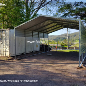 Industrial Shed Design with Durable Industrial Steel Frame No-1184