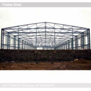 Industrial Shed Design with Durable Open Span Structure No-1202
