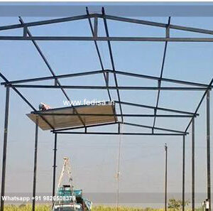 Industrial Shed Design with Steel Roof Framework No-1215