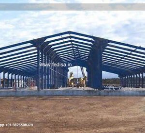 Industrial Shed Design with Efficient Steel Support Layout No-1260