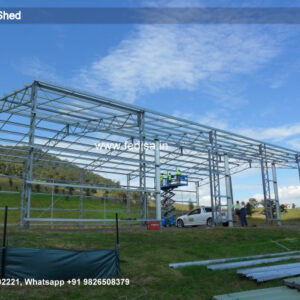 Industrial Shed Design with Strong Roofing Beam Support No-1317