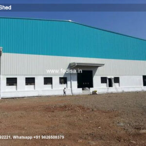 Industrial Shed Design with Elegant Steel Framework No-1344