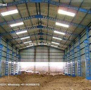 Industrial Shed Design with Durable Commercial Roofing Systems No-1374