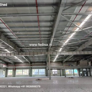 Industrial Shed Design with Premium Structural Steel Roofing No-1408