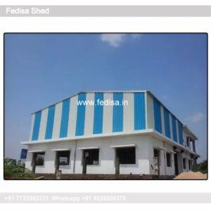 Industrial Shed Design with Strong Roofing Support Beams No-1414