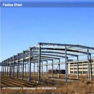 Industrial Shed Design with Spacious Steel Beam Framework No-1437