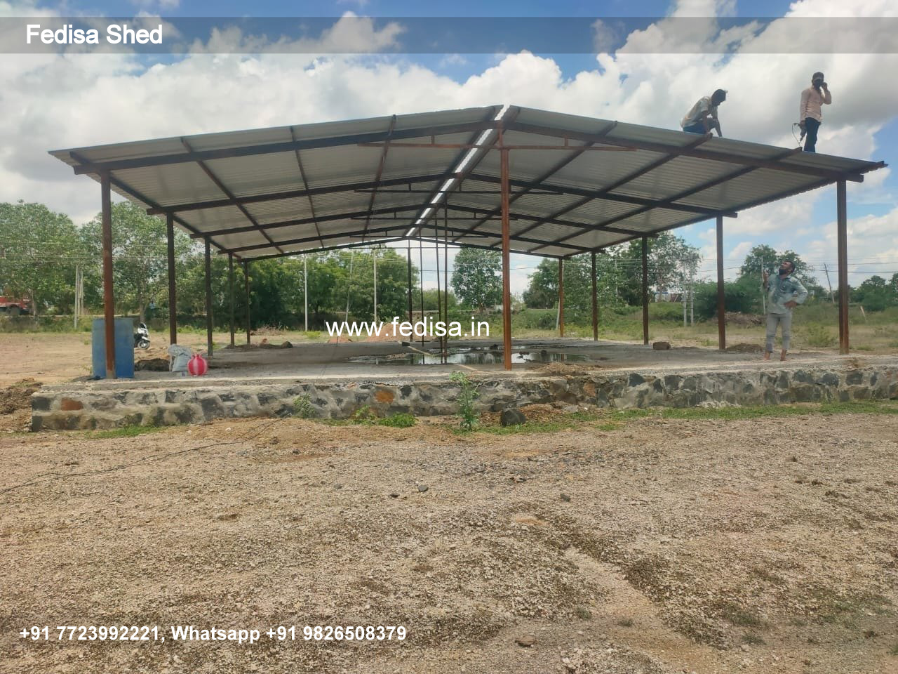 Industrial Shed Design with Spacious Commercial Industrial Layout No-1478