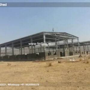 Industrial Shed Design with Spacious Manufacturing Layout