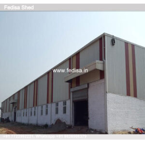 Industrial Shed Design with Attractive Exterior Appeal