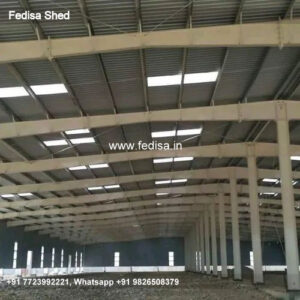Industrial Shed Design with Stylish Roofing Structure No-1556