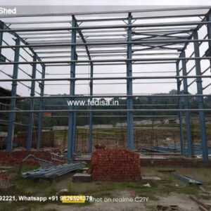 Industrial Shed Design with Weather Resistant Roofing No-1560
