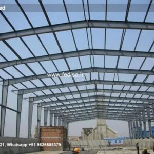 Industrial Shed Design with Durable Steel Columns No-1586