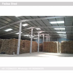 Industrial Shed Design with Stylish Exterior Roofing No-1616