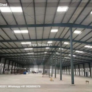 Industrial Shed Design with Modern Steel Support System No-1619